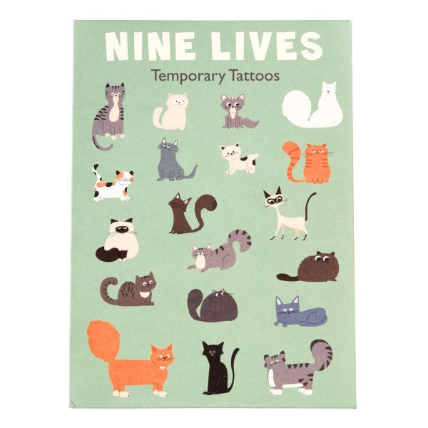 Temporary Tattoos ''Nine Lives''