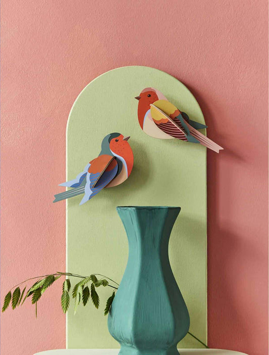 ''Wanddekoration Gartenvogel, Rotkehlchen''