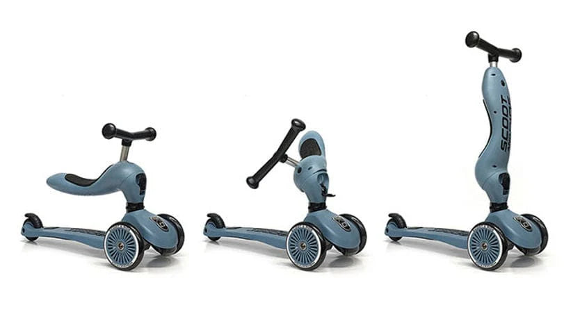 Scoot and Ride ''Highwaykick 1 Push and Go'' Steel
