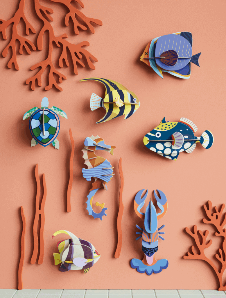 Studio Roof: Angelfish, Wall Decoration