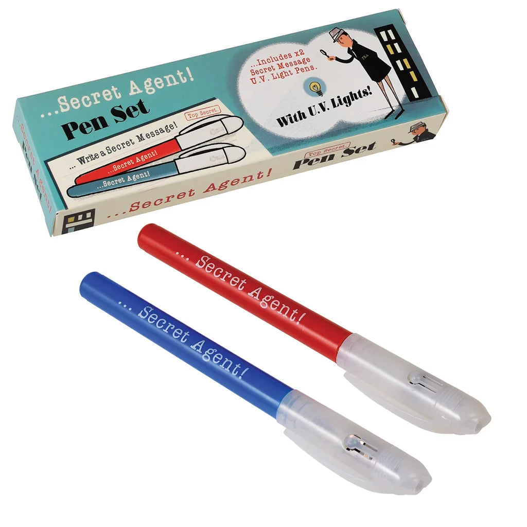 Secret Agent Invisible Ink Spy Pens
