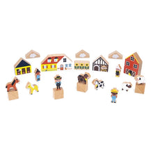 Load image into Gallery viewer, Wooden Blocks Set, Countryside
