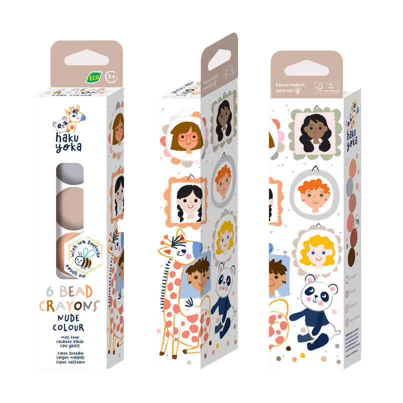 Wax Crayons Set, Nude Colours