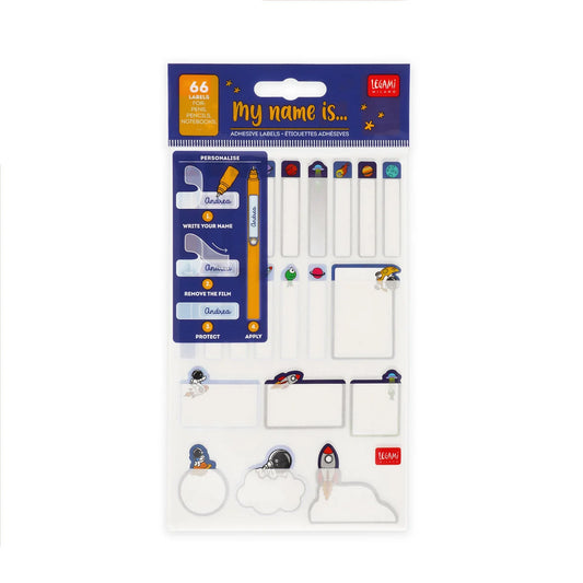 Adhesive Name Labels, Space