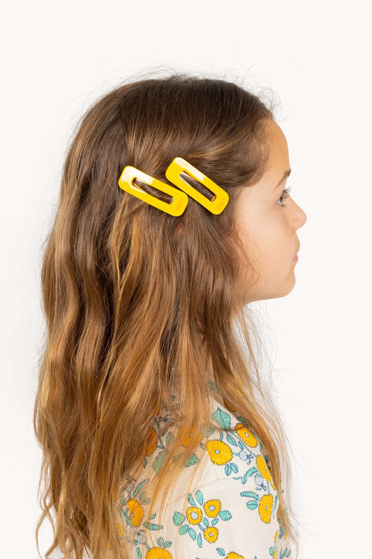 Mini Haarspangen Set „Gelb“