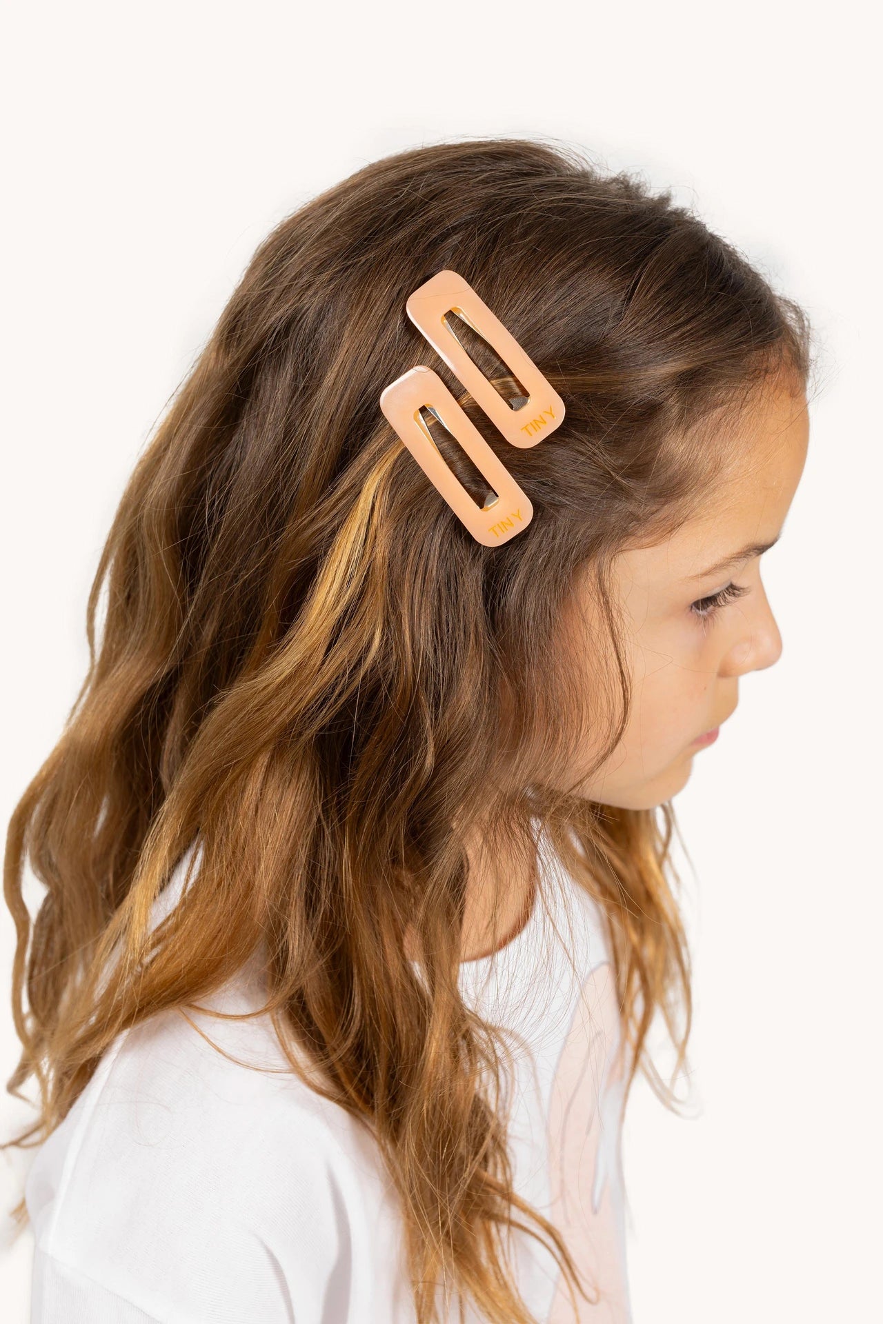 Mini-Haarspangen-Set „Papaya“
