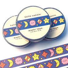 Load image into Gallery viewer, Washi Tape, Star and Moon
