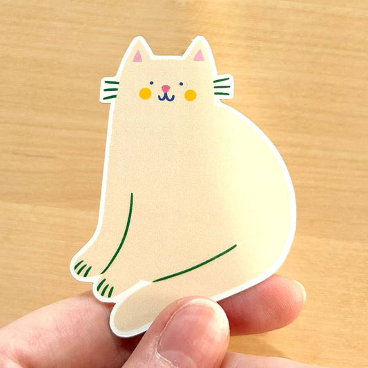Aufkleber, Katze