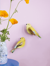 Load image into Gallery viewer, Studio Roof, Garden Bird: Citrinella Pair,  Wall Decoration
