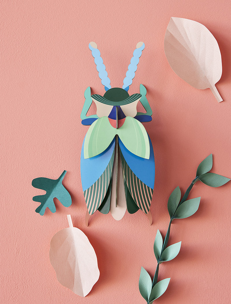 Studio Roof ''Emerald Beetle'' Decoration