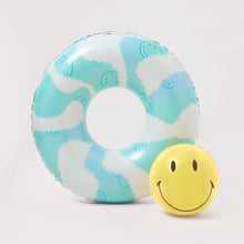 Load image into Gallery viewer, Swim Ring &amp; Beach Ball Set, Smiley
