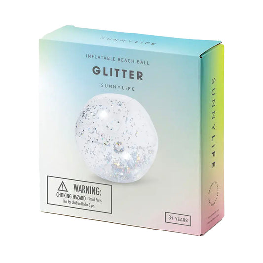 Aufblasbarer Ball, Glitzer