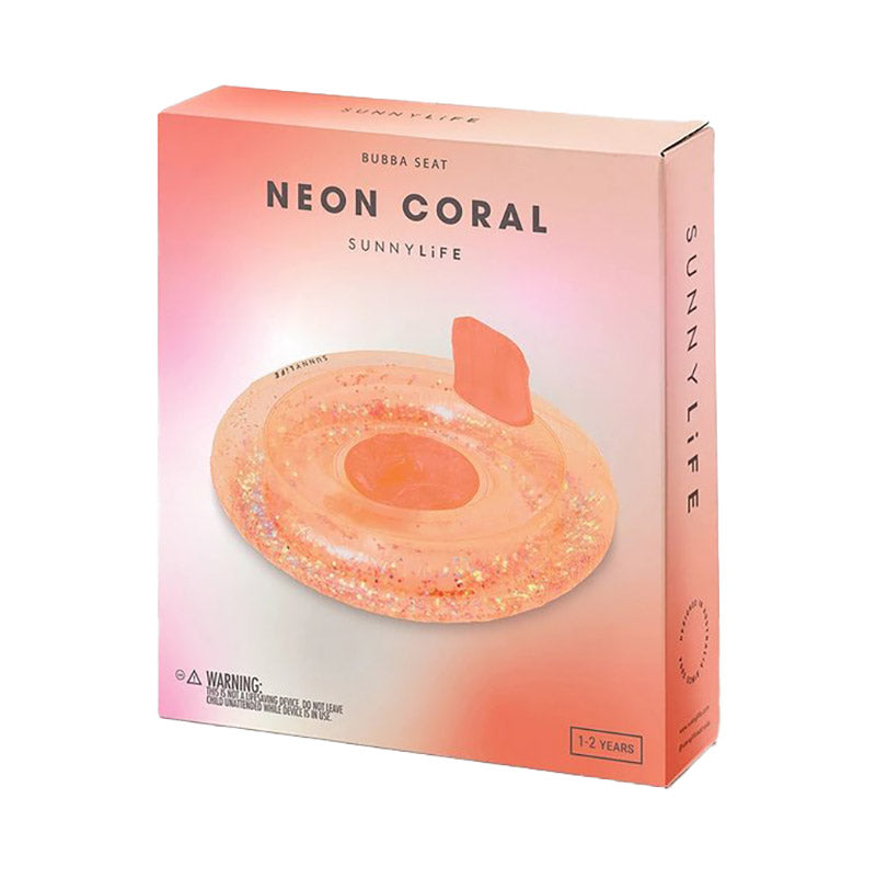 Baby-Schwimmring „Neon Koralle“
