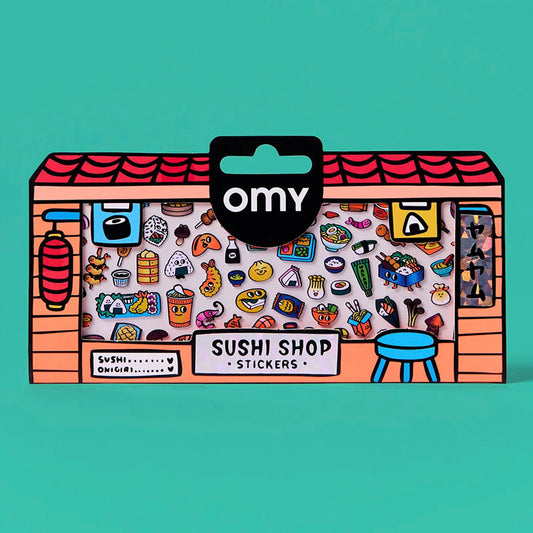 Fabulous Sticker Set, Boutique Sushi Shop
