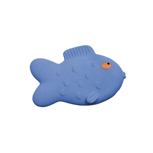 Beißring und Badespielzeug aus Naturkautschuk, Fisch