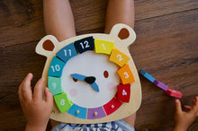 Load image into Gallery viewer, Early Learning Clock &#39;&#39;Bear&#39;&#39;

