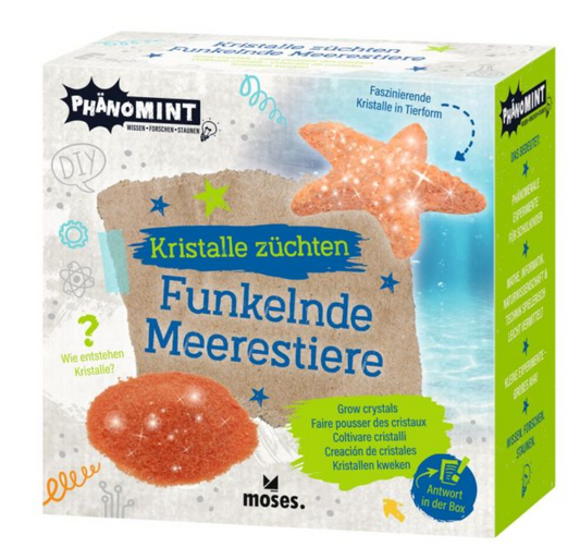 Funkelndes Kristalle-Wachstumsset, Orange Seestern