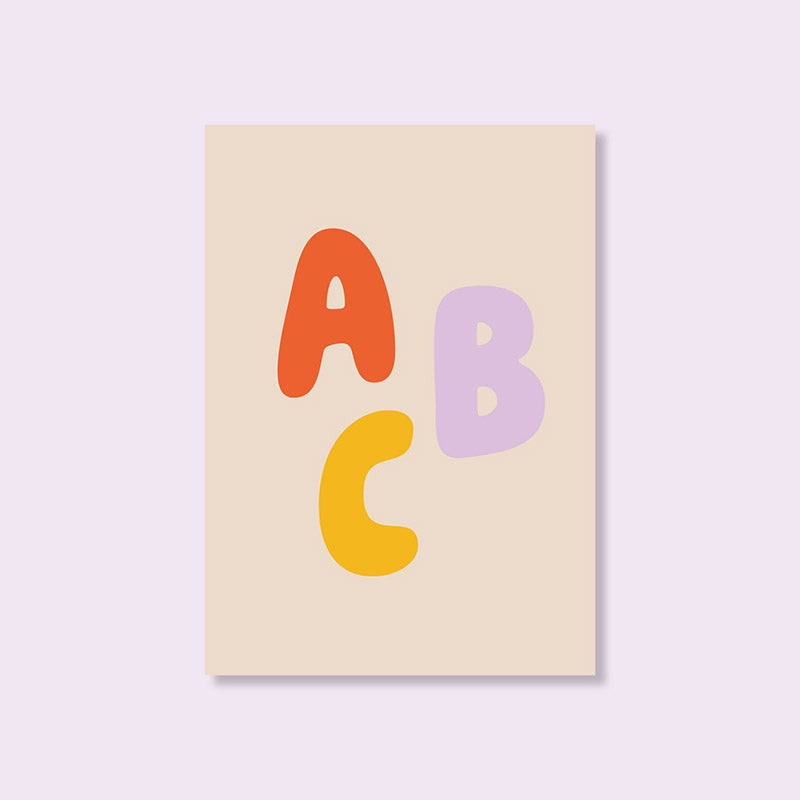 Postkarte ''ABC''