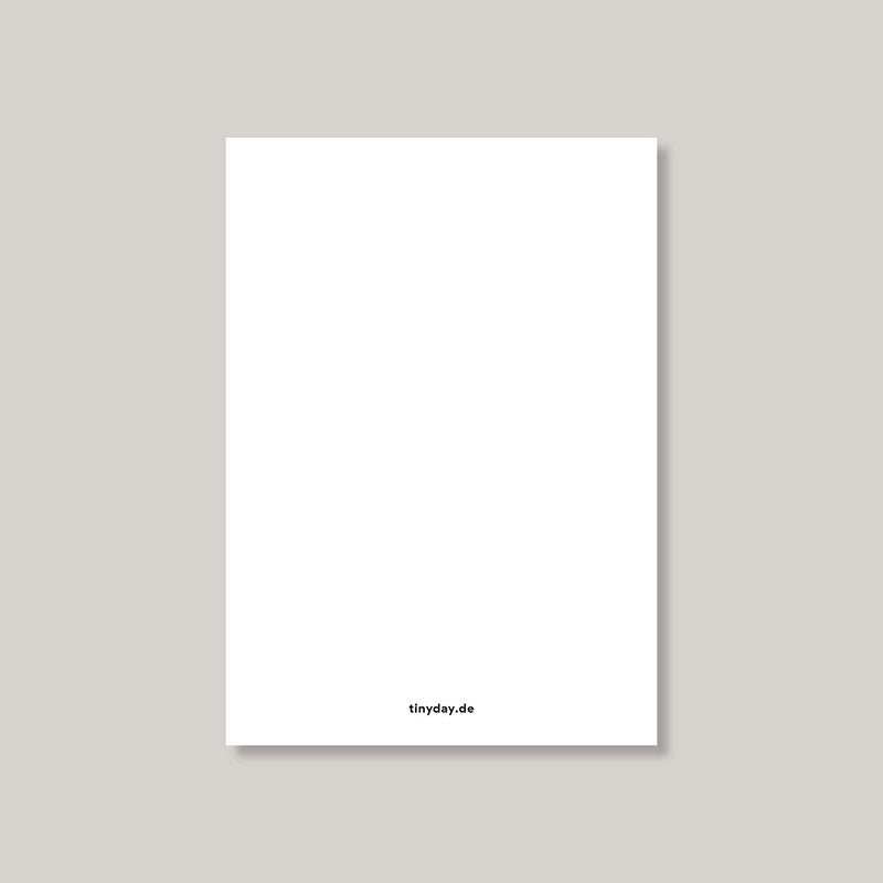Postcard ''Alphabet'' Lilac