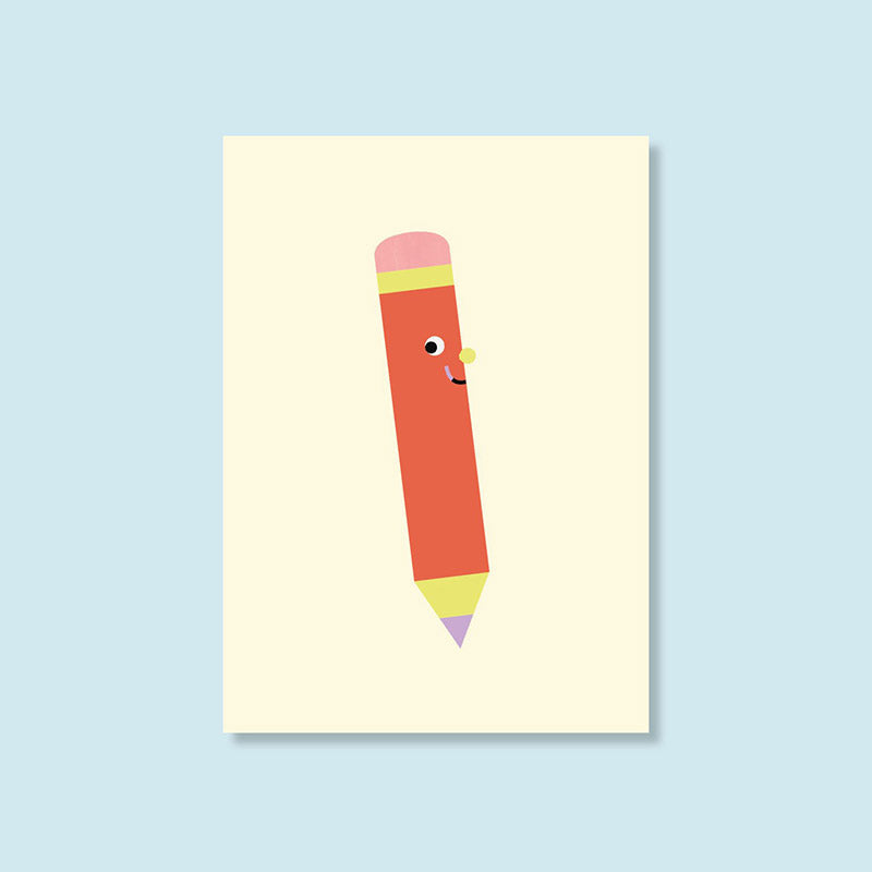Postcard ''Pencil''
