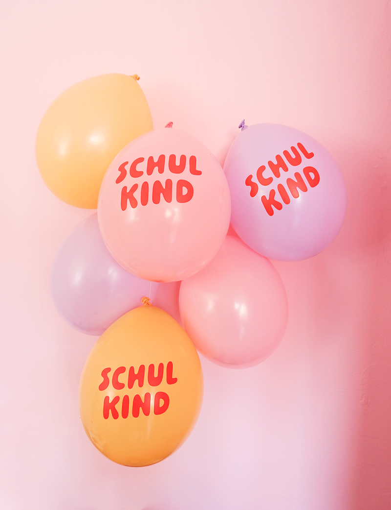 Balloons ''Schulkind'' Pink Mix