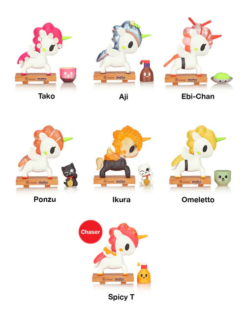 „Unicorno Sushi“ Einhorn-Blindbox-Figuren