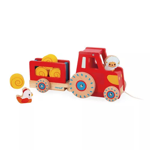 Pull Along Toy, Tractor
