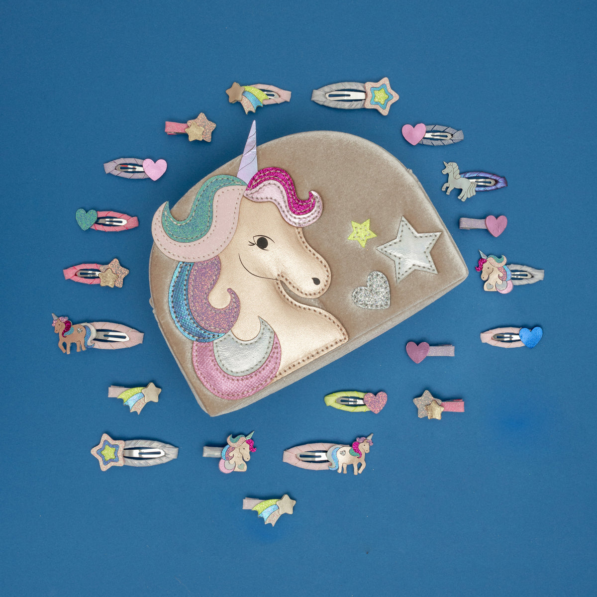 Mini Hair Clips, Unicornland