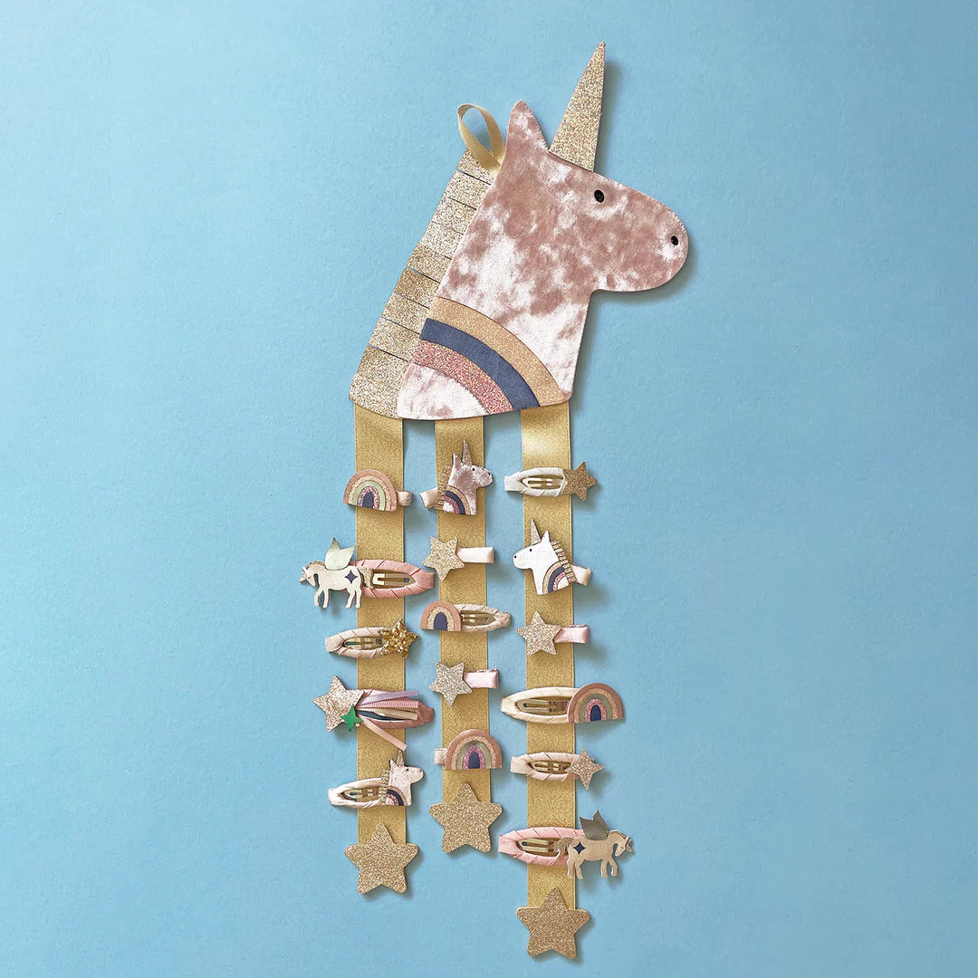 Haarspangen-Wandhalter „Einhorn“