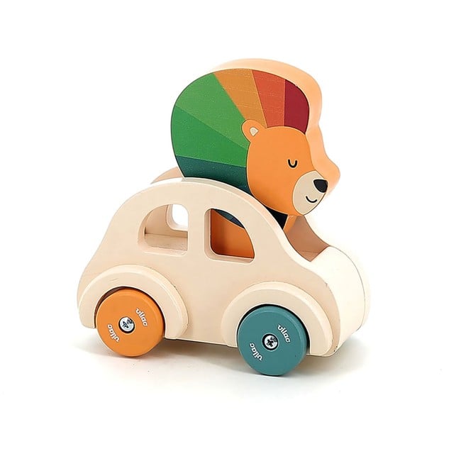 Honking Wooden Car, Lion