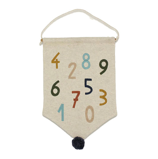 ''Schulkind'' Wall Flag, Numbers