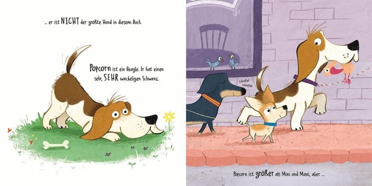 Wau, Wau, Wau! Wer ist der größte Hund im Buch?, 3 Jahre +