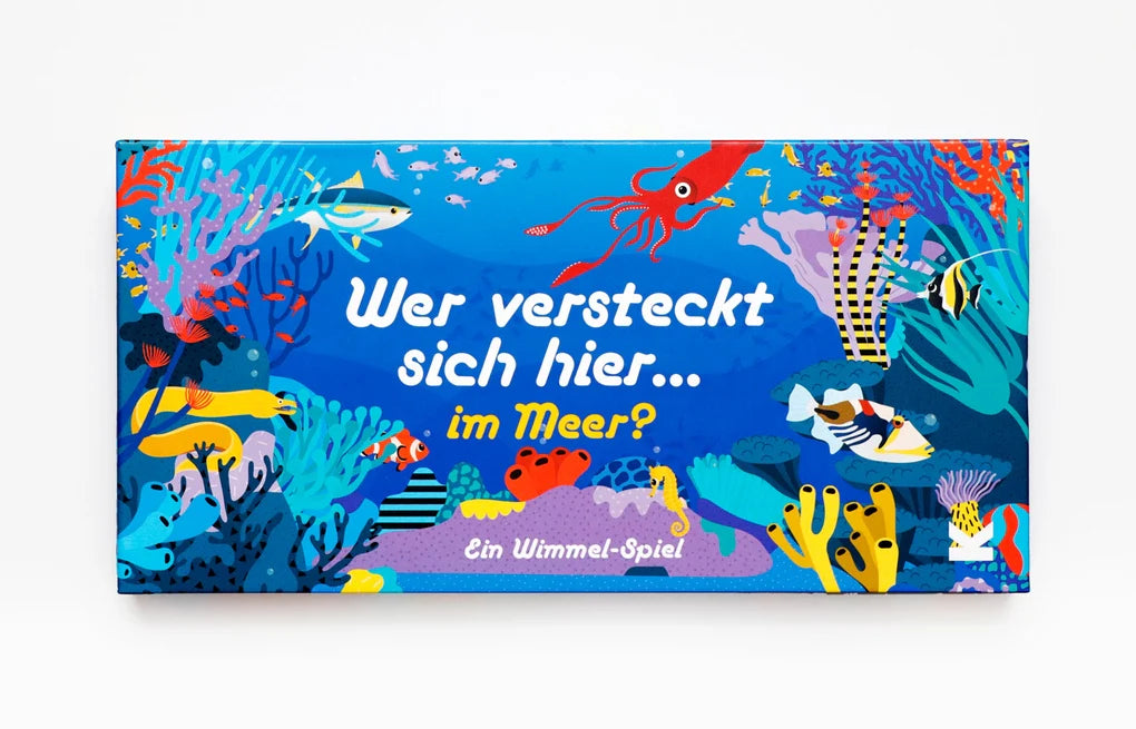 ''Wer Versteckt Sich Hier im Meer?'' Game, German Language