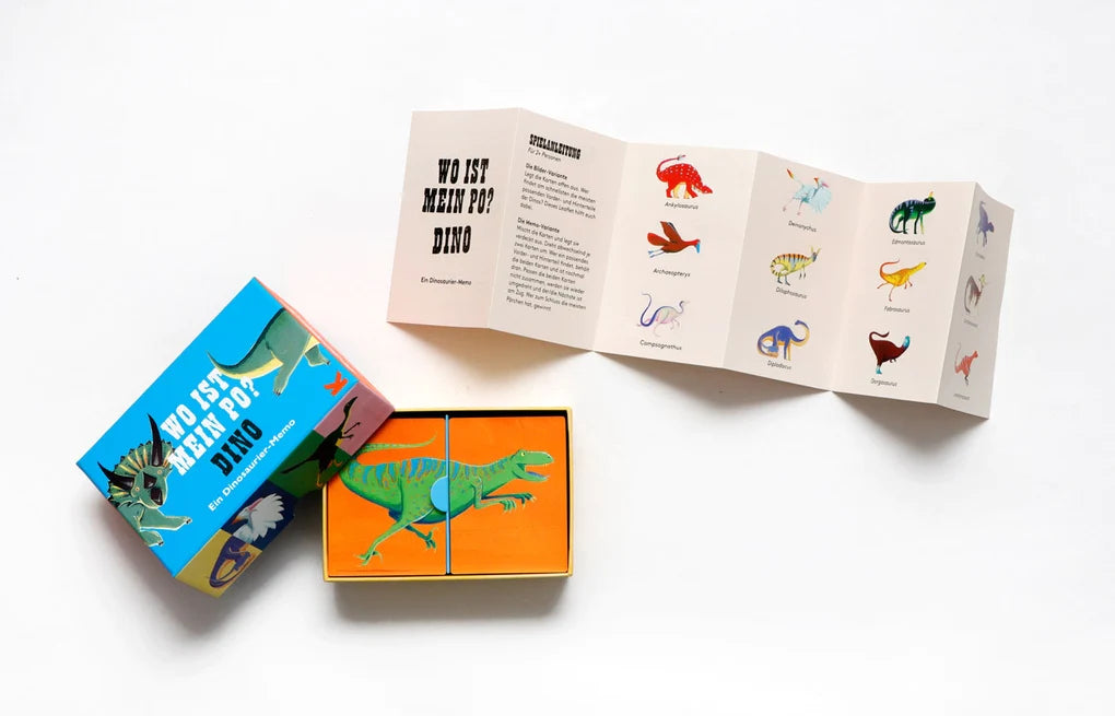 ''Wo ist mein Po? Dino'' Game, German Language