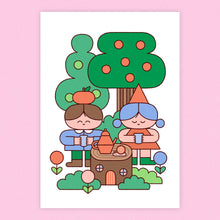 Load image into Gallery viewer, Postcard, Woodland Tea Party
