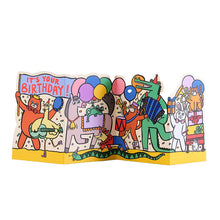 Load image into Gallery viewer, Party Parade, Fold Out Card
