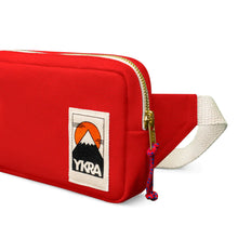 Lade das Bild in den Galerie-Viewer, YKRA Gürteltasche Mini &#39;&#39;Rot&#39;&#39;
