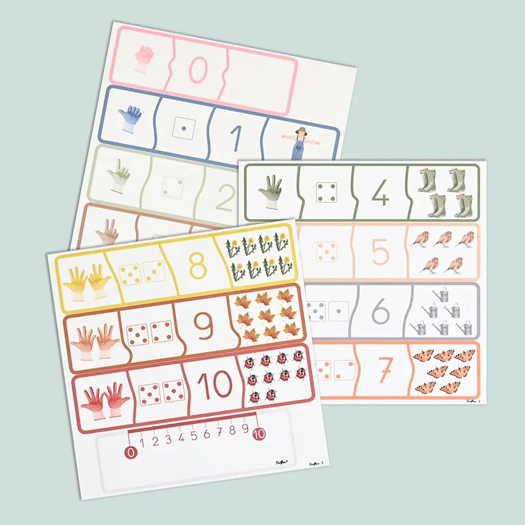 Magnetisches Set zum Zählen lernen
