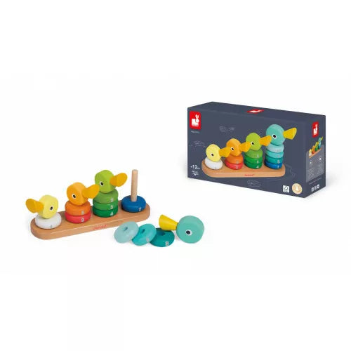 Holz-Steckspielzeug „Zigolos Enten“
