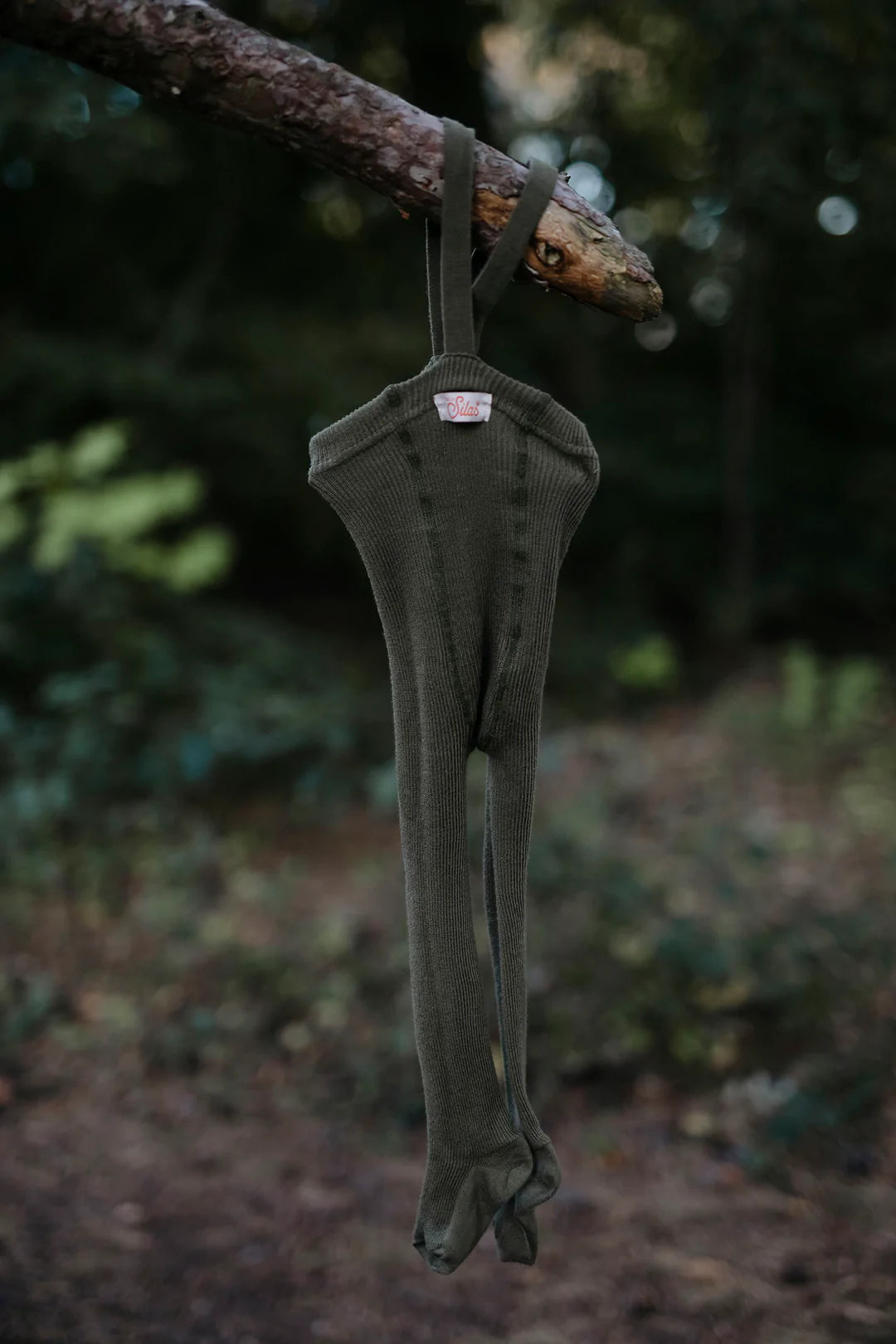 Silly Silas Footed Tights  ''Olive'', Various