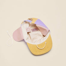 Load image into Gallery viewer, 5 Panel Cap with Ears &#39;&#39;Wolly Miami Sunrise&#39;&#39;
