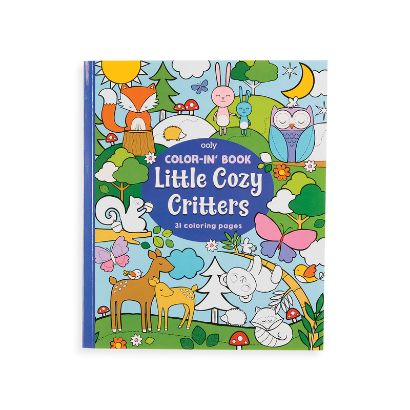 Colour-in Book ''Little Cozy Critters''