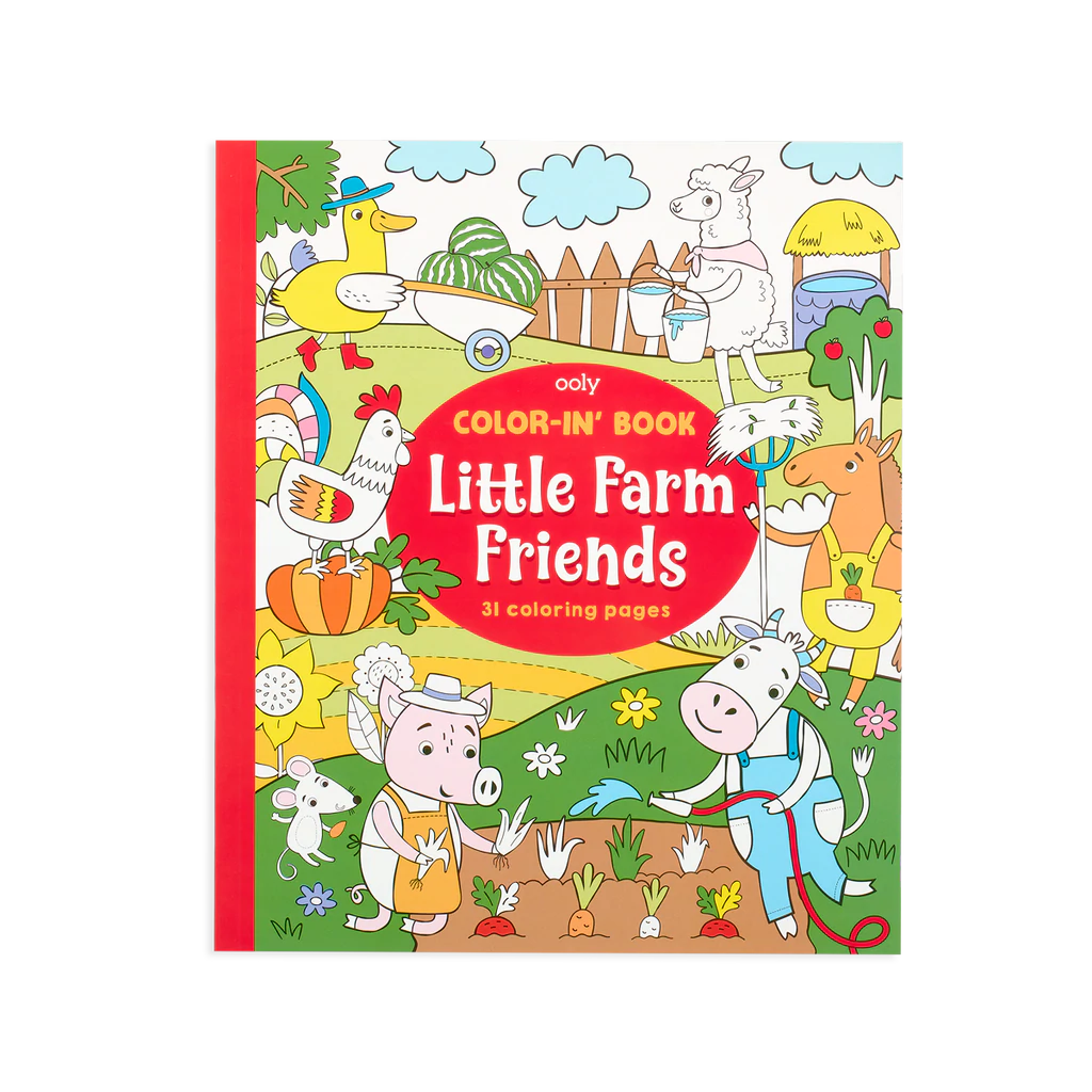 Colour-in Book ''Little Farm Friends''
