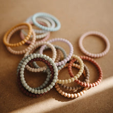Load image into Gallery viewer, Pearl Teether Bracelet &#39;&#39;Berry, Marigold, Khaki&#39;&#39;
