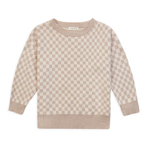 Load image into Gallery viewer, Checkerboard Sweater &#39;&#39;Taupe&#39;&#39;
