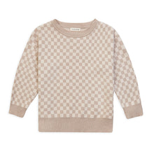 Lade das Bild in den Galerie-Viewer, Checkerboard Pullover &#39;&#39;Taupe&#39;&#39;
