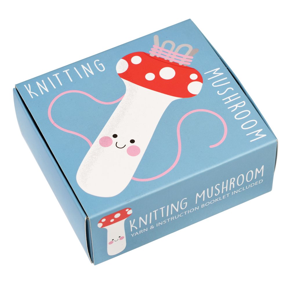Knitting Mushroom, French Knitting Kit