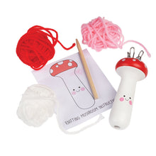 Load image into Gallery viewer, Knitting Mushroom, French Knitting Kit
