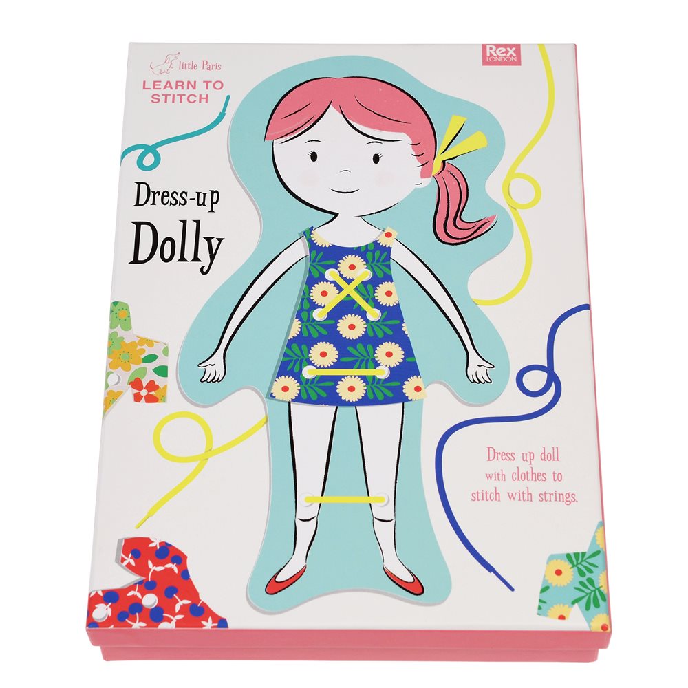 Learn to Stitch ''Dress Up Dolly'' Kit