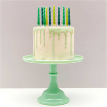 Load image into Gallery viewer, Spiral Candles &#39;&#39;Green Mix&#39;&#39;, Set of 10
